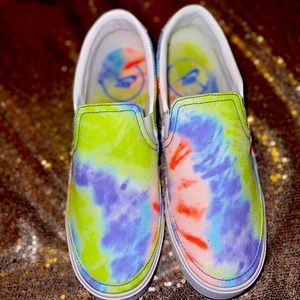 Brand new! Never worn! Nike Court Legacy Print Tie-Dye Women's Slip-On Shoes